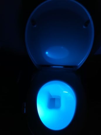 HIT podświetlanie RGB muszli klozetowej WC czujnik ruchu i światła