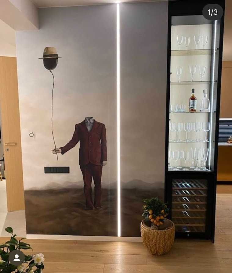 Mural Artystyczne malowanie wnętrz, graffiti, fototapety tynki grafiti