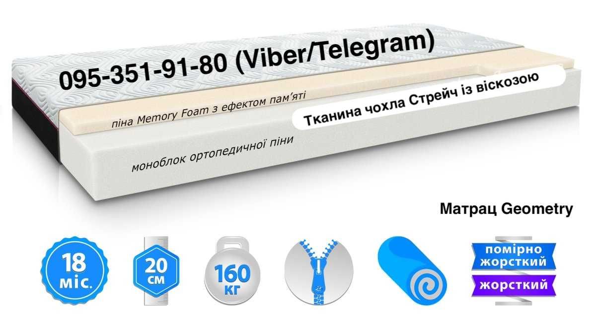 Ортопедичні Матраци Безпружинні та Пружинні