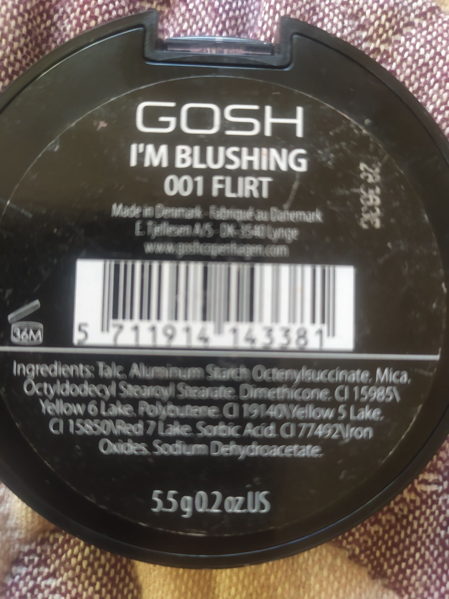 Румяна gosh I'm blushing тон 001 -150 грн