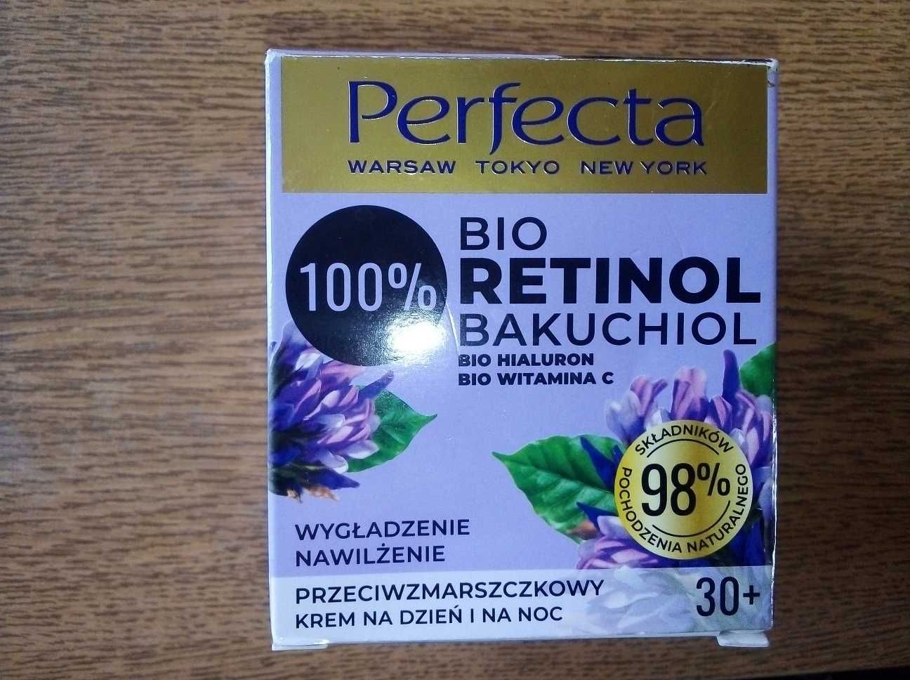 Nowy krem przeciwzmarszczkowy Perfecta, Bio Retinol Bakuchiol 30+