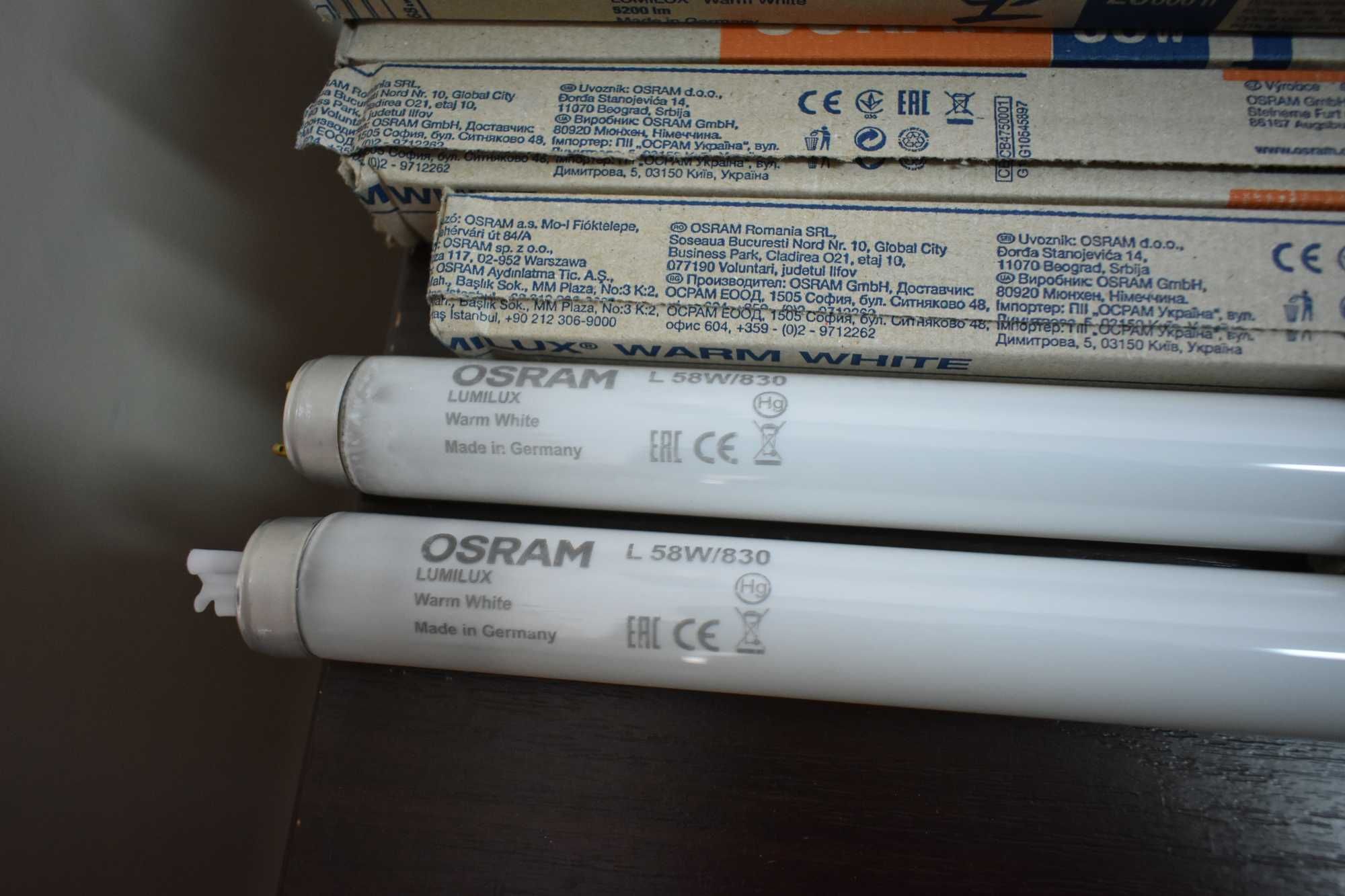 Zestaw świetlówek OSRAM 24 szt / 12 nowe / 12 używane