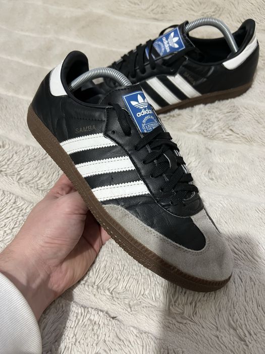ADIDAS SAMBA Vegan (42) 27см мужские кеды кроссовки оригинал кожаные