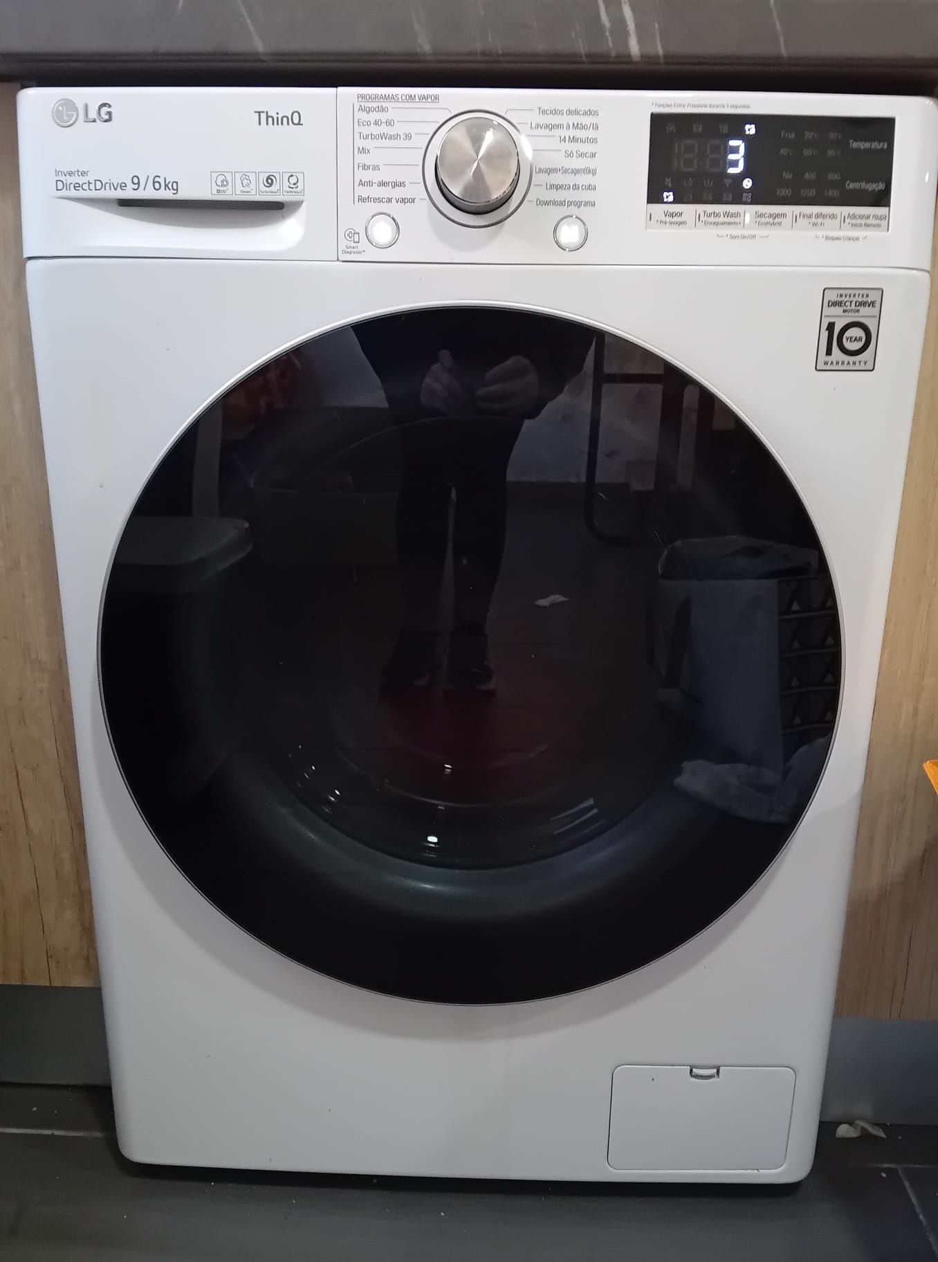Maquina de lavar e secar lg