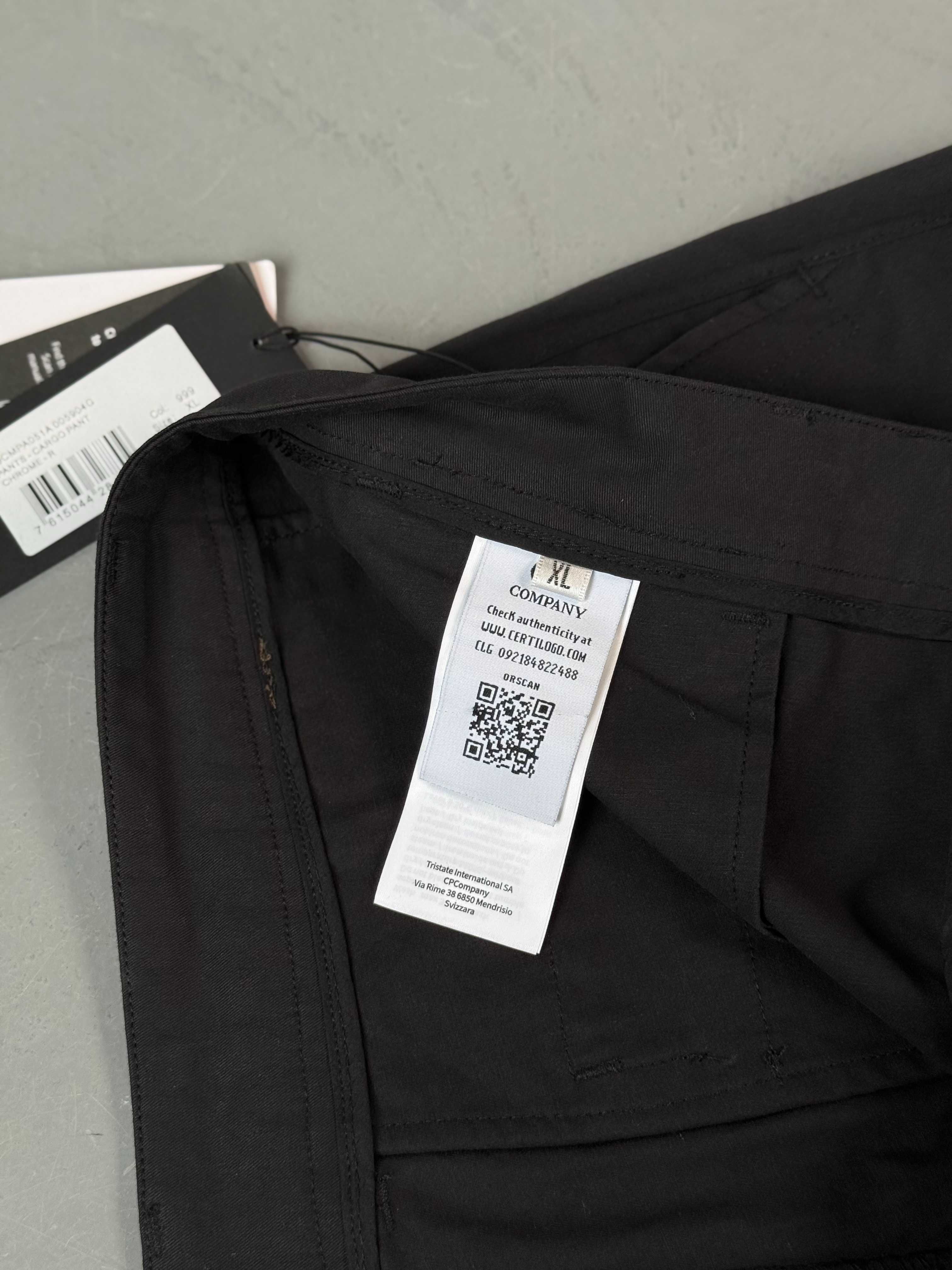 C.P. Company Cargo Pants | Чорні | Лінза + преміальна якість