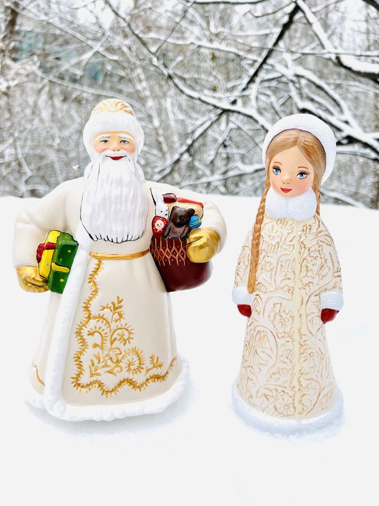 Дед мороз снегурочка ссср под вашу елку елочные игрушки