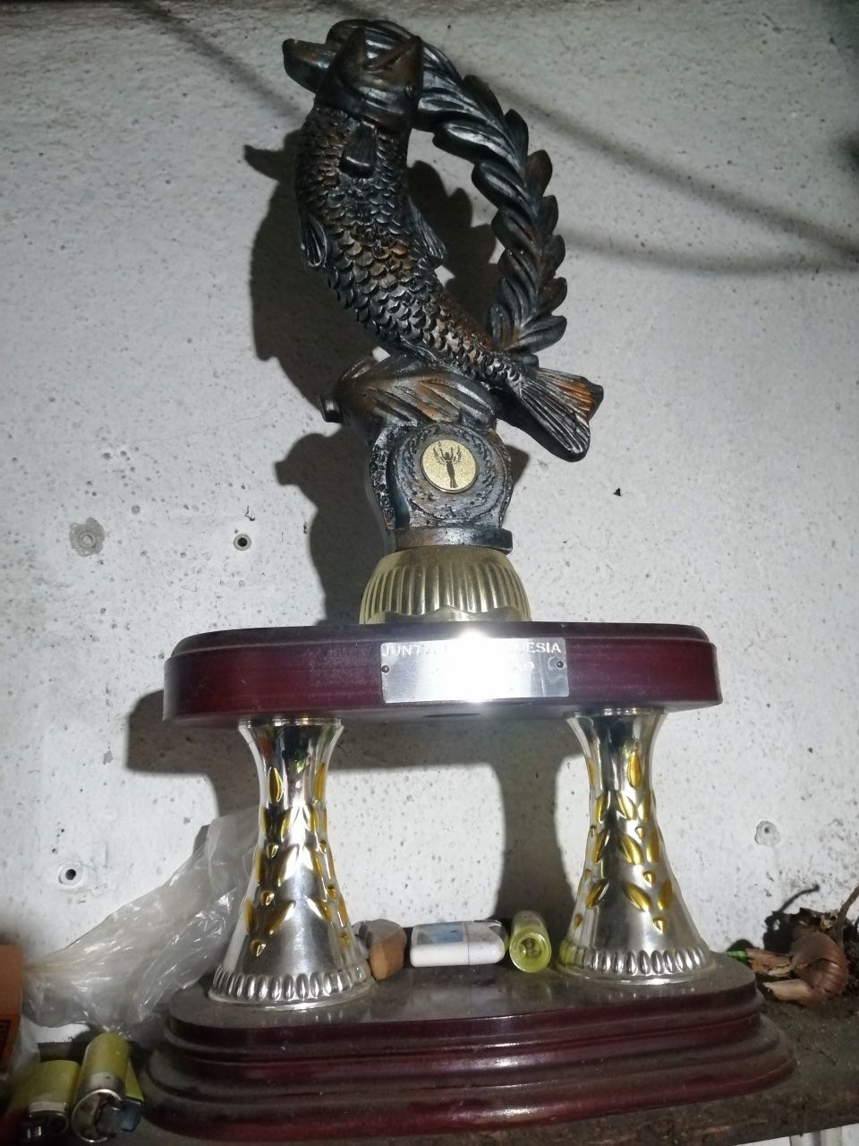 Troféu de pesca com mais de 20anos
