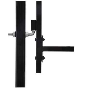 Portao pequeno; moderno ; preto - NOVO na caixa - 100 x 250 cm; Metal