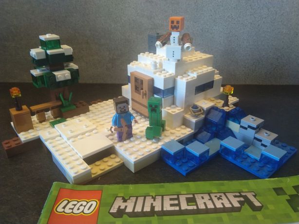 Lego Minecraft 21120 Śnieżna Kryjówka The Snow Hideout zestaw