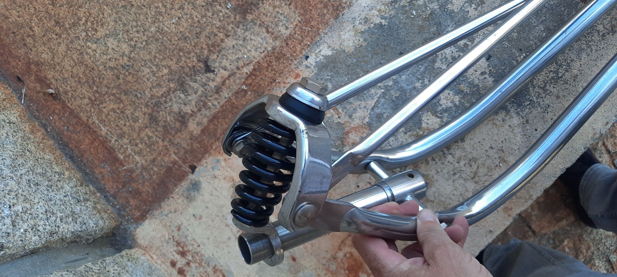Forqueta para bicicleta custom low rider