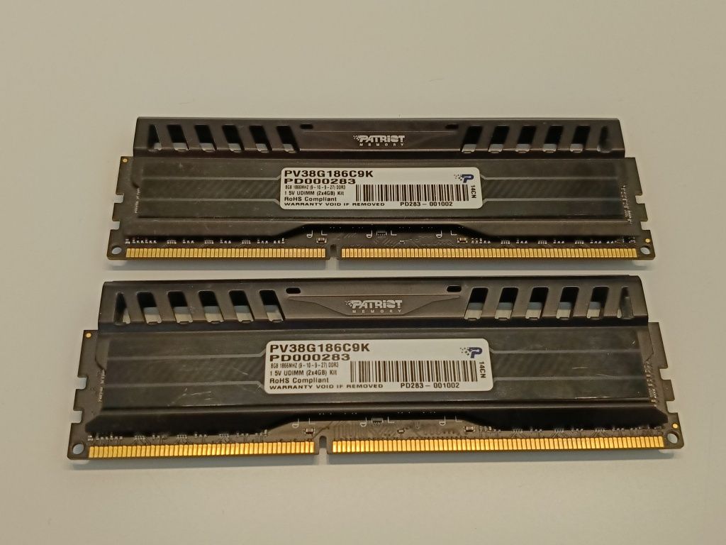 Pamięci RAM Patriot Viper, DDR3 - 2x4 GB, 1866 MHz