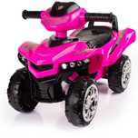 Jeździk quad dziecięcy z dźwiękiem różowy pudełko,319x612 mm