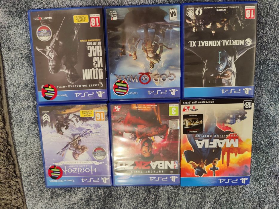 Ігри ps 4 pro, mafia, horizon, mortal Kombat, last of us, God of war