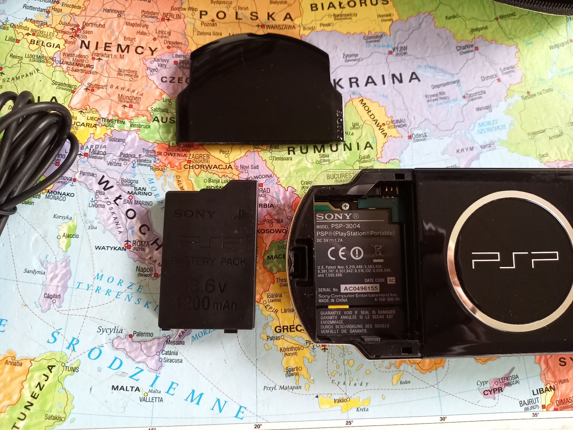 Konsola Sony psp 3004 piano black 4gb 20 gier