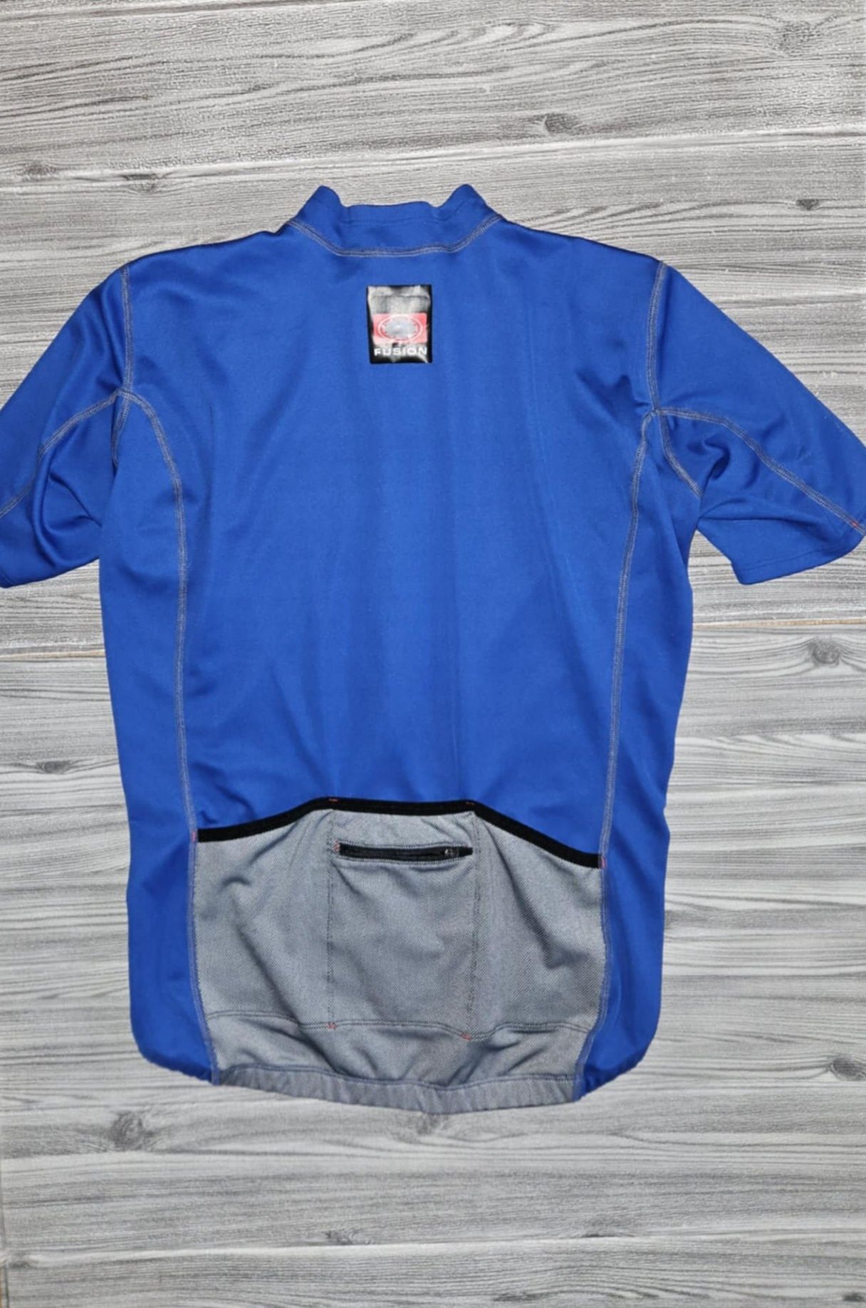 Koszulka kolarska Fusion męski t-shirt sportowy kieszeniami na rower L