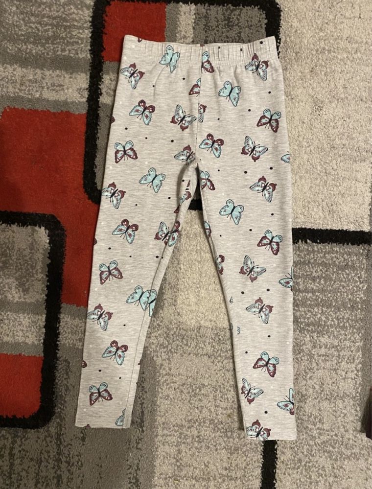 3 x legginsy r.110 dla dziewczynki