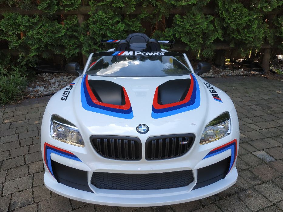 Auto na Akumulator BMW M6 GT3  - Miękkie koła , Pilot - NOWE