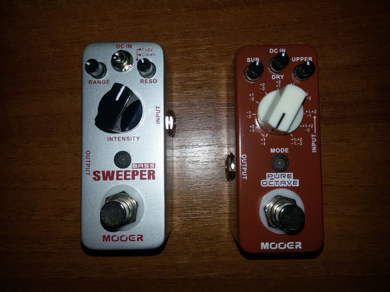 MOOER Bass Sweeper Filter, Pure Octave электрогитара, бас гитара POG