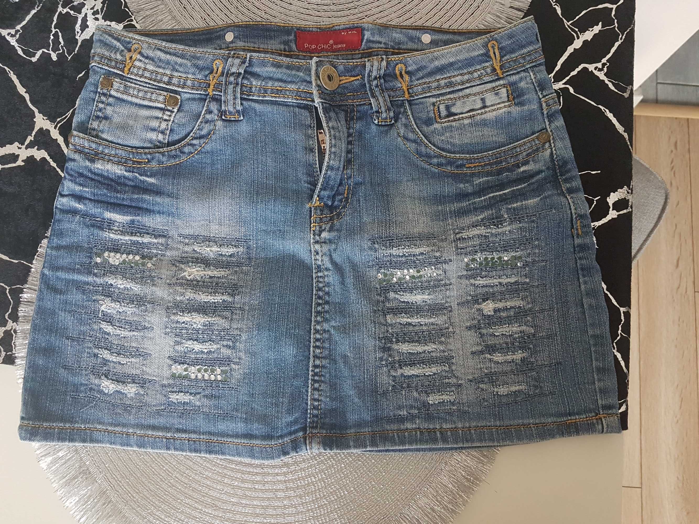 Spódnica jeans L