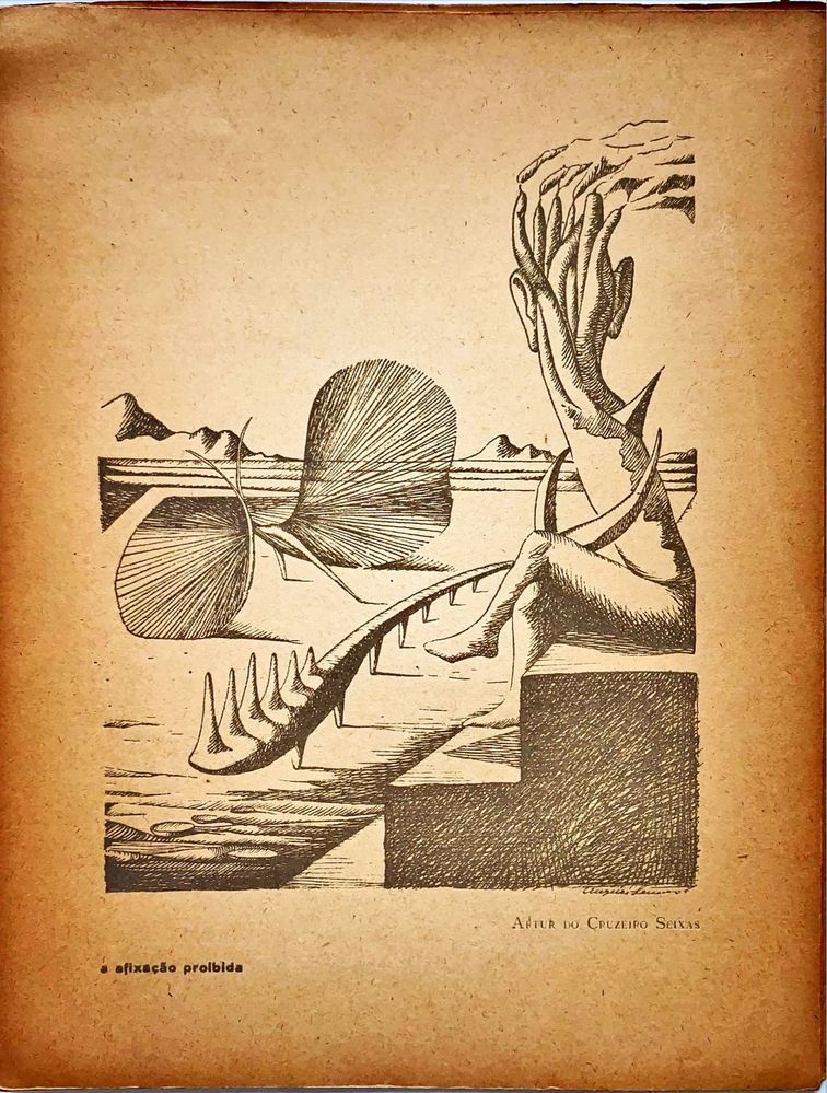 Afixação Proibida - Carta Apêndice Luiz Pacheco - 1953