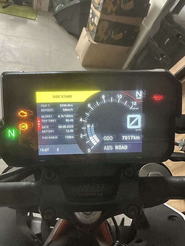 ktm duke 390/125 20r 7900km