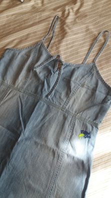 Vestido ganga clara L