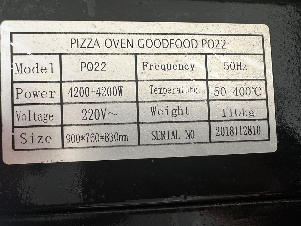 Піч для піци GoodFood