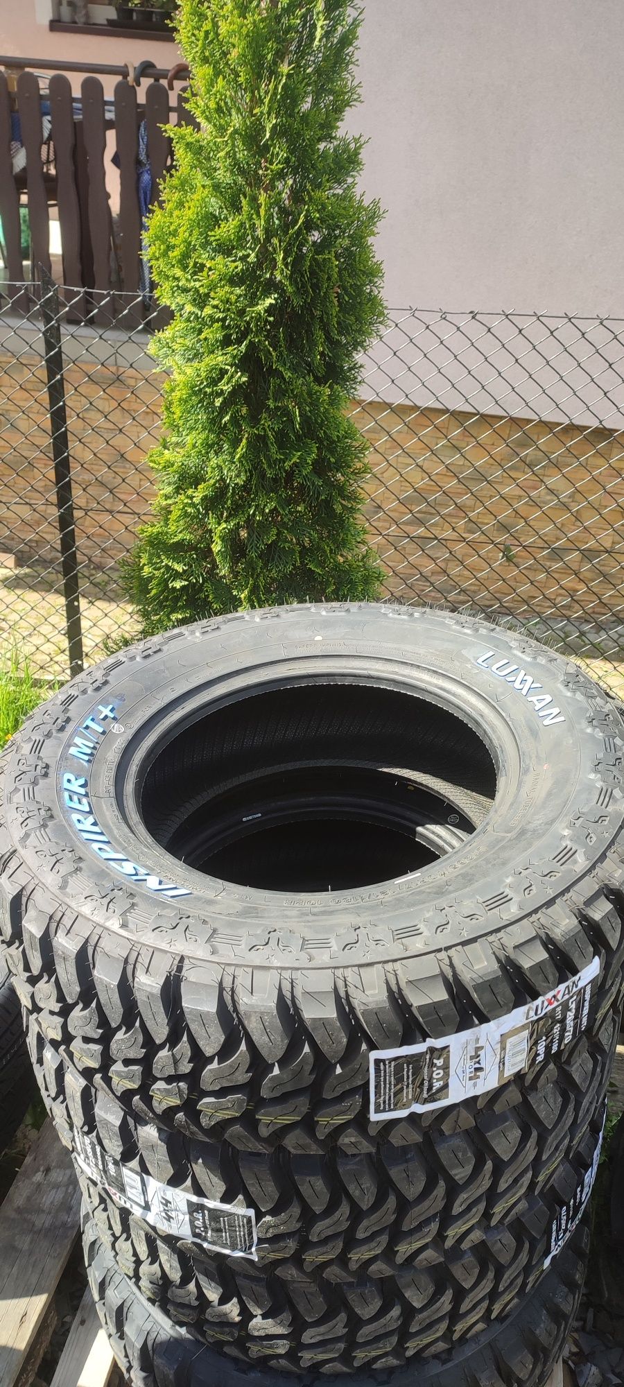 265/70R17 Luxan Inspirer M/T+ 4x4 4szt Terenowe białe napisy Nowe!!!