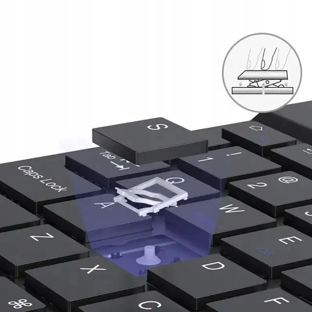 АКУМУЛЯТОРНА безпровідна ТИХА Bluetooth клавіатура Ipad Андро Укр НОВА
