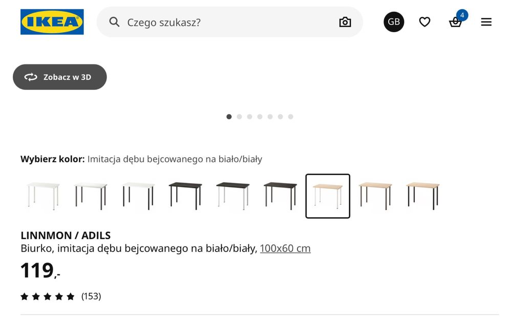 Biurko IKEA 100x60 tanio!