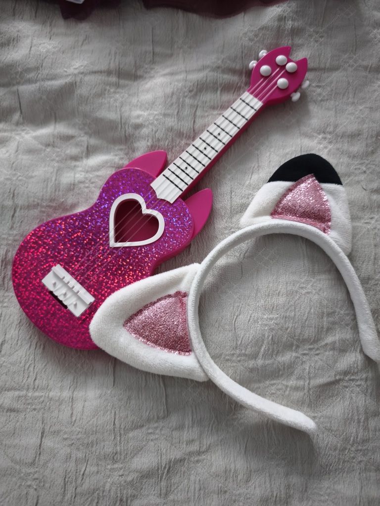 Koci domek Gabi/ Gabby uszka,gitara,legginsy, sukienka