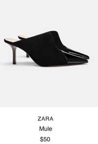 Босоніжки, мюлі, туфлі Zara 36 розмір