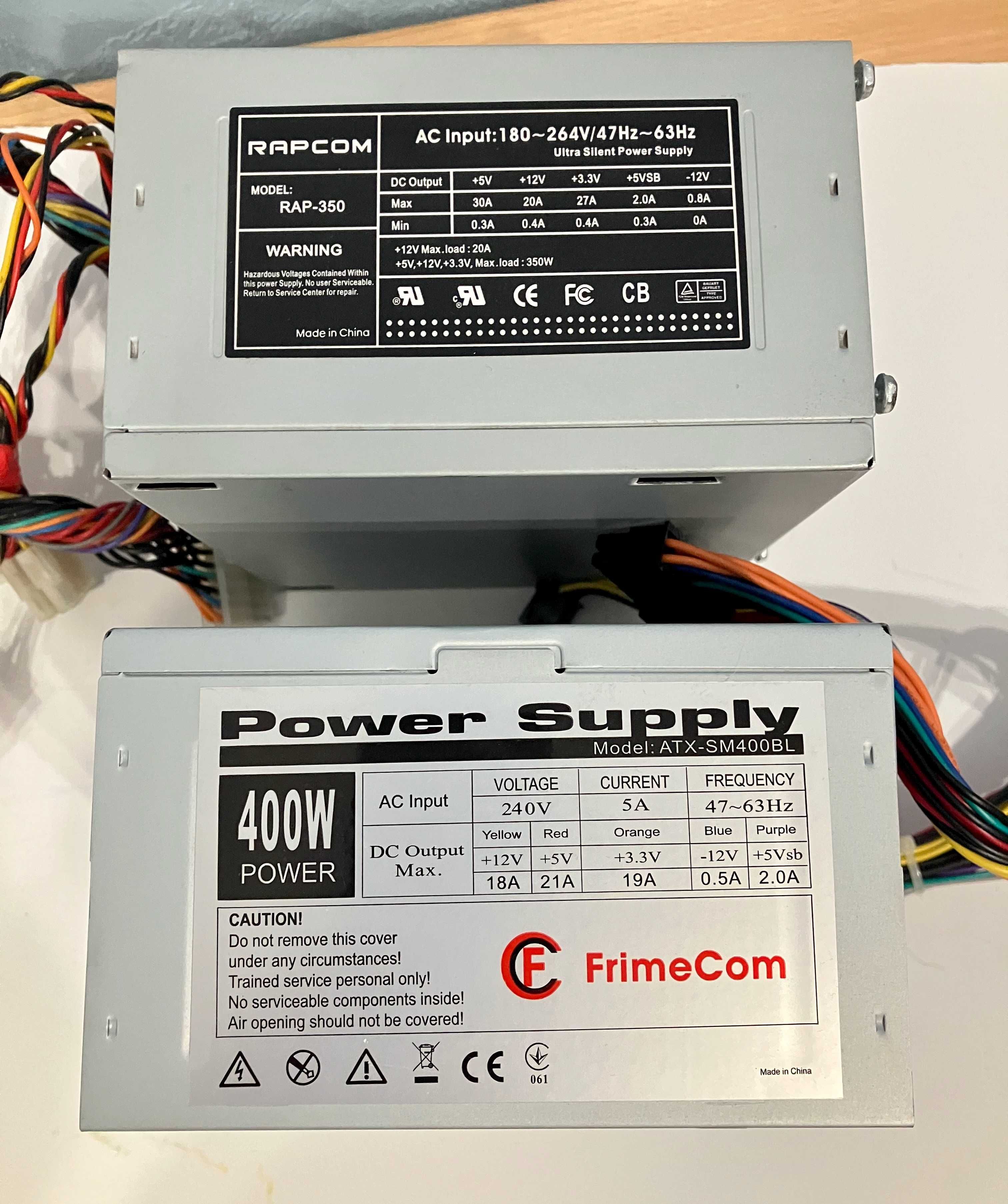 Блок питания RAPCOM Rap 350W, Power Supply 400W