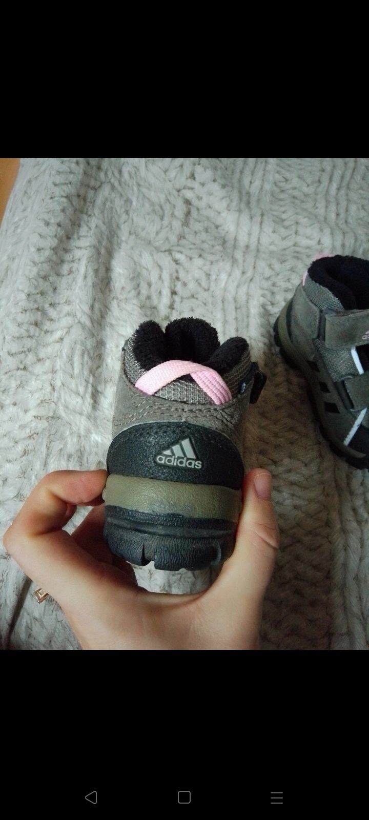 Buciki Adidas dla dziewczynki jesień zima