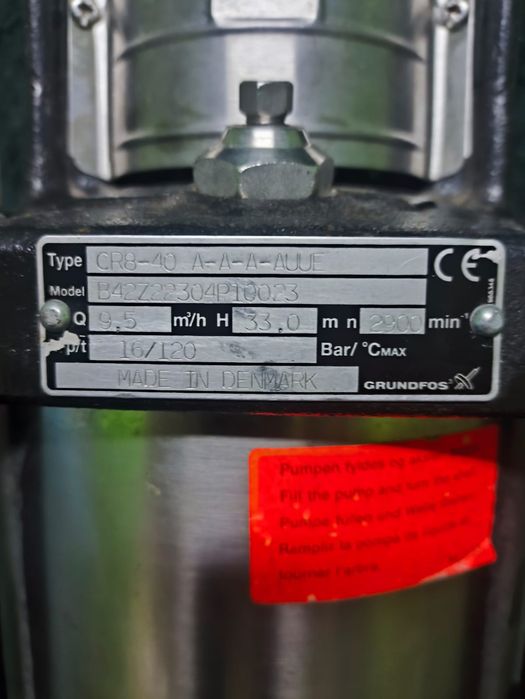 Pompa grundfos cr 8 - 40