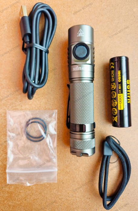 Sofirn SC31Pro szary  latarka  EDC Anduril 2.0