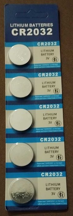 5 szt. baterii CR2032 - 3V