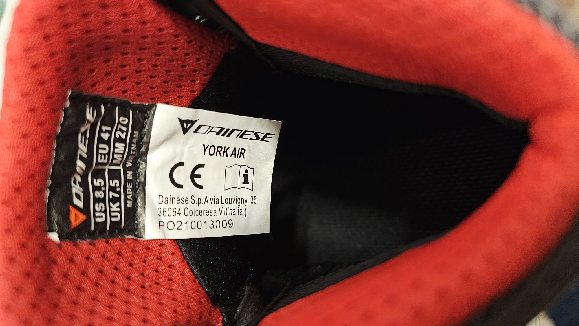 Botas Dainese York Air