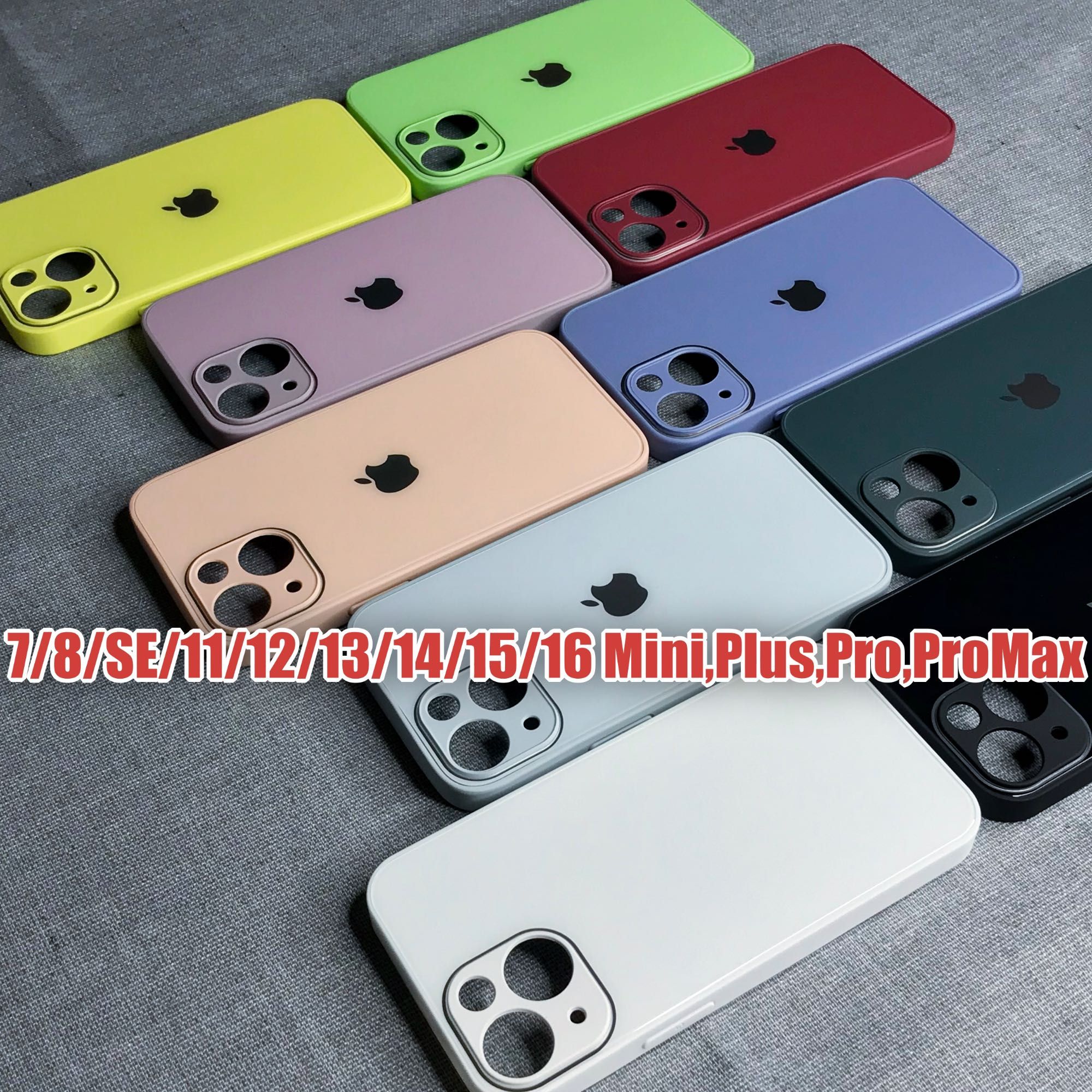 Скляний чохол на iPhone SE та інші 7·8–Чехол для айфон–Cases