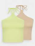Monki, damski top 2-pack, r. XXL