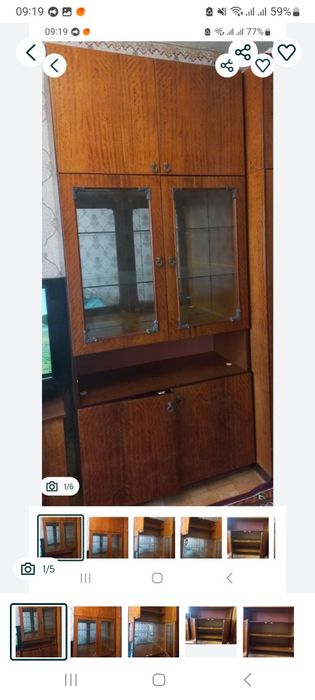 Тумбочка бу  та стінка в нормальному стані