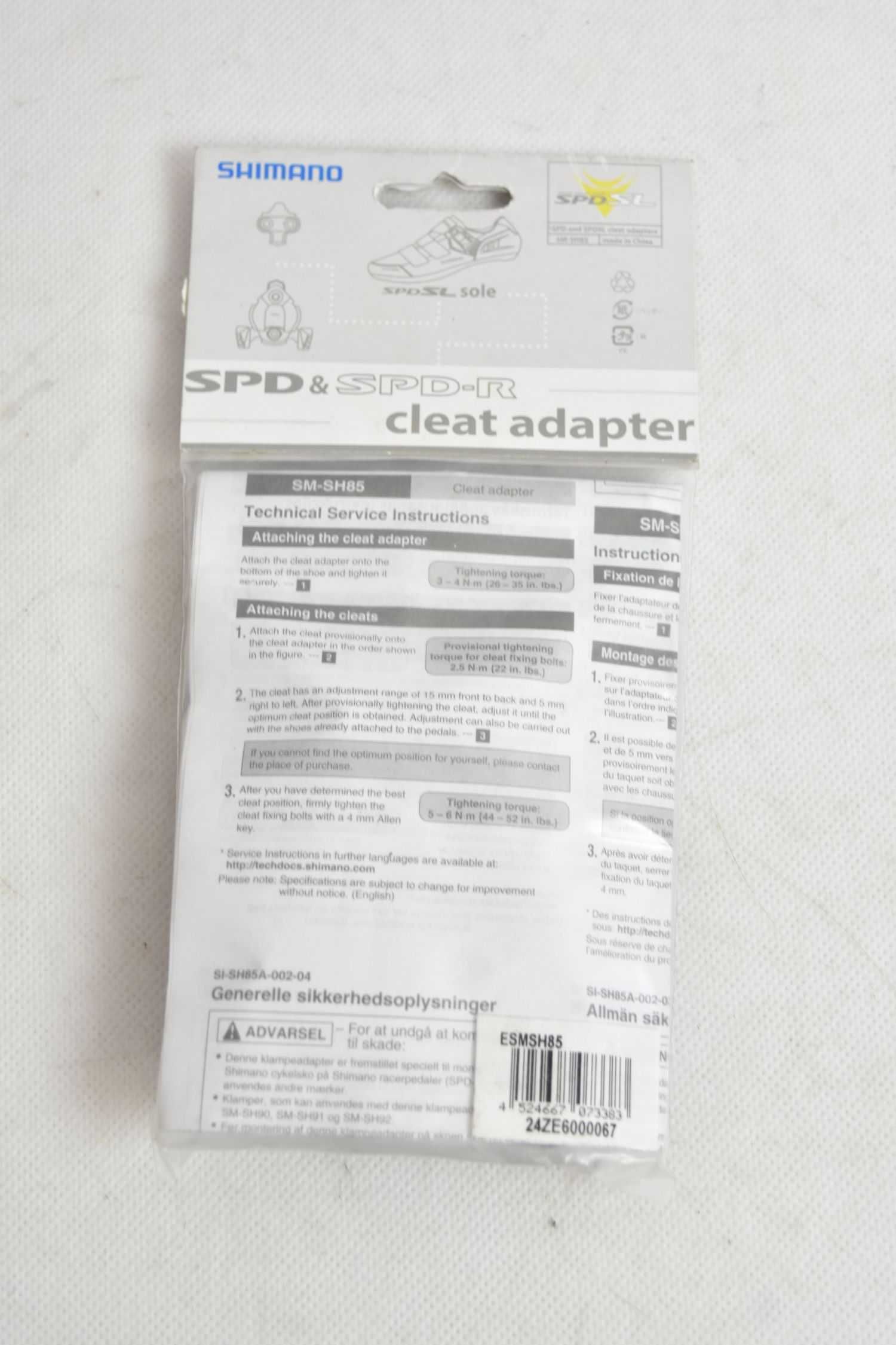 NIEUŻYWANE adaptery bloków SHIMANO spd / spd sl ! sm-sh85 !