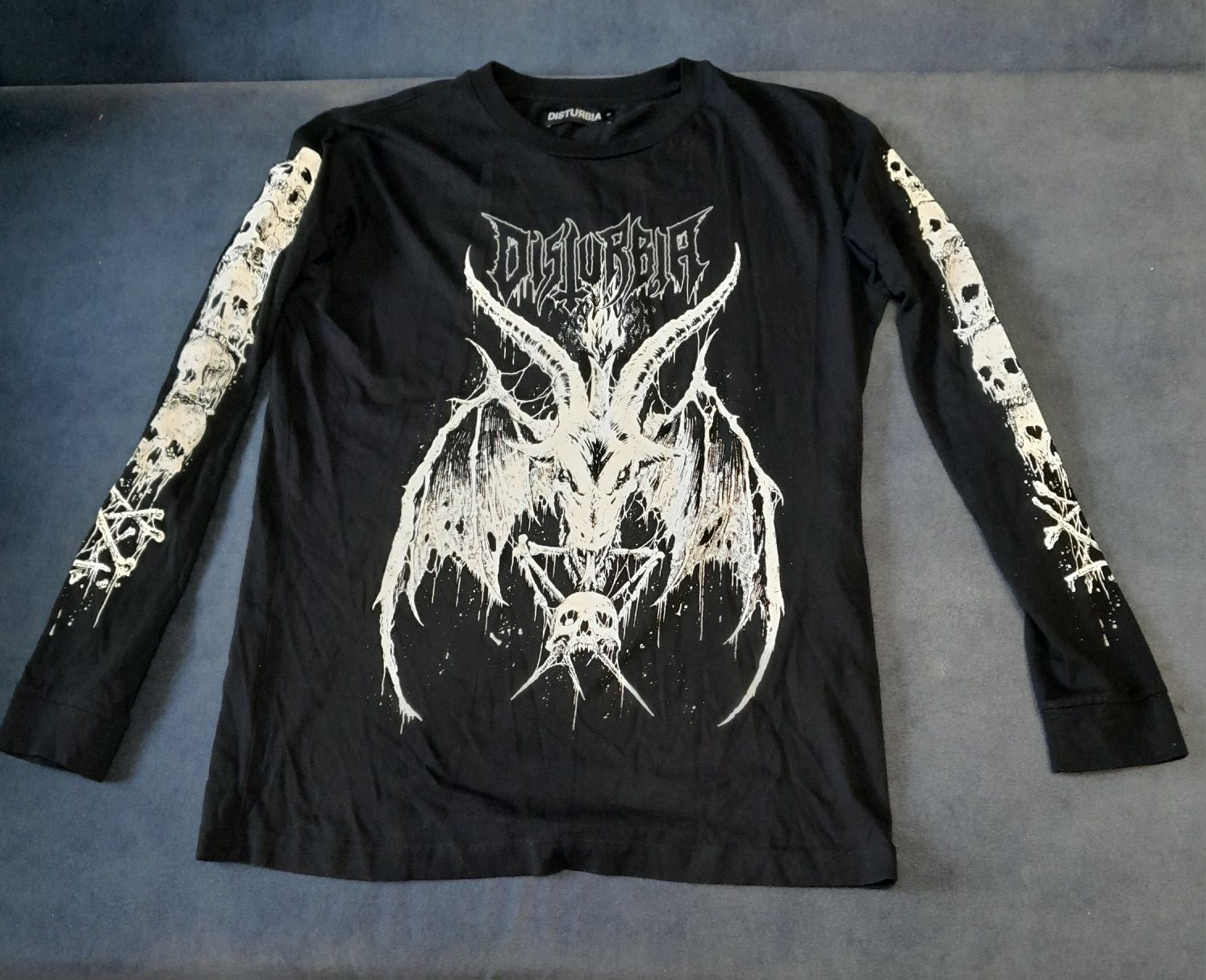 Black death metal. Bafomet. Disturbia longsleeve.