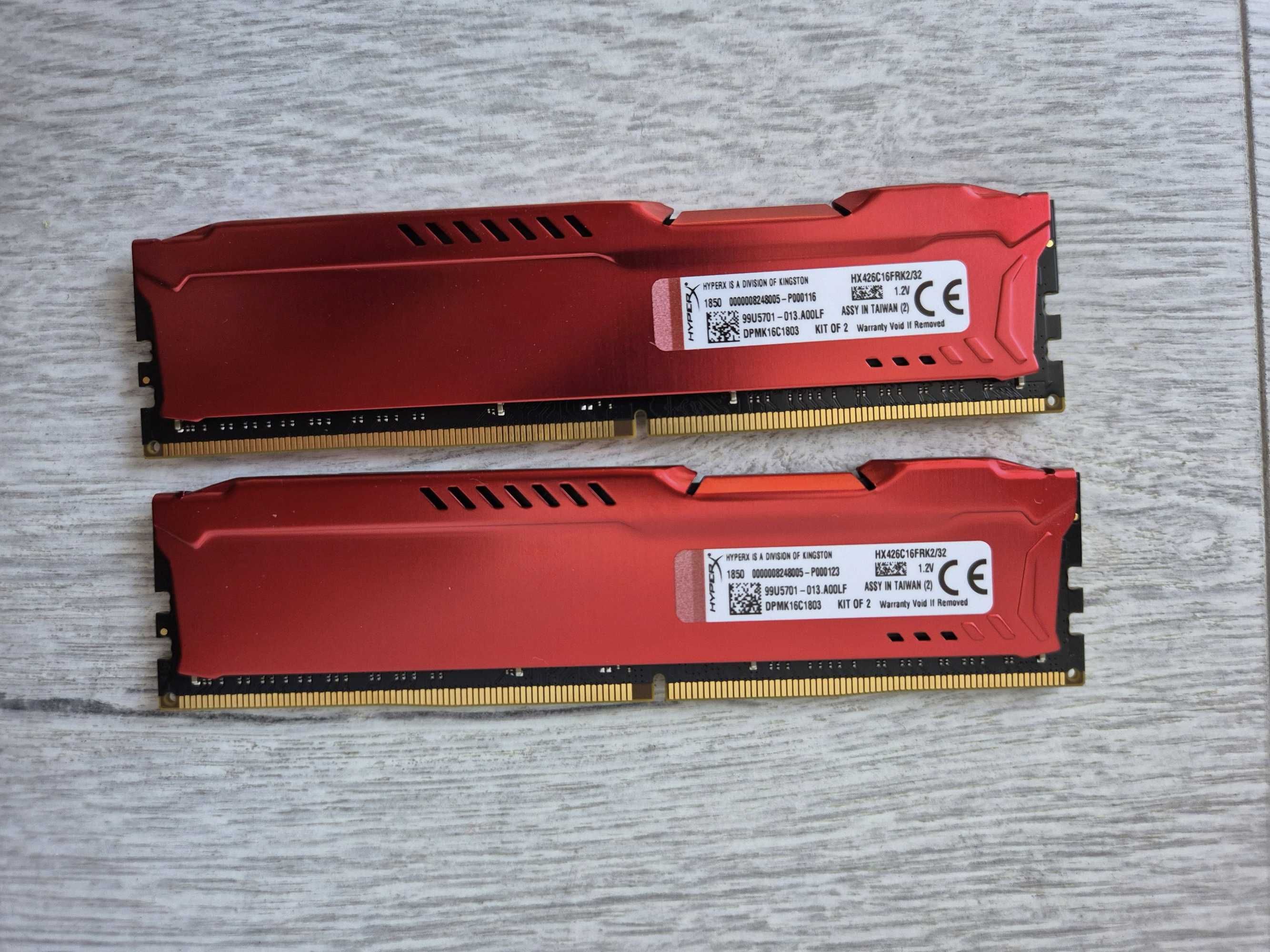 пам'ять DDR4 32GB Kit (2x16) 2666MHz HyperX Fury. Trade-in