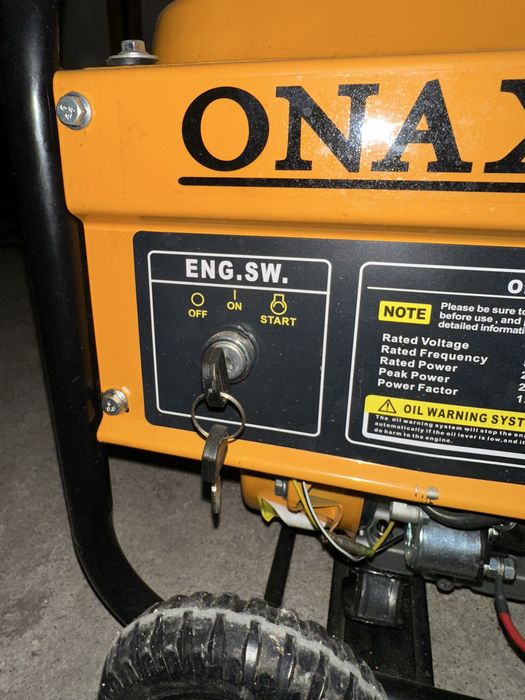 Бензиновий генератор ONAX 2,5kw
