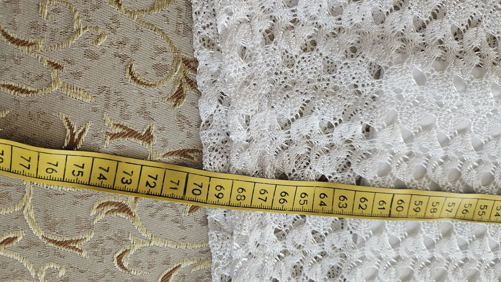 Biała koronkowa mini/ tunika r.S