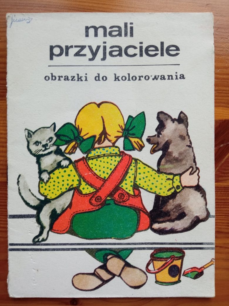 Mali przyjaciele - Obrazki do kolorowania 1979 rok PRL Stan idealny!!