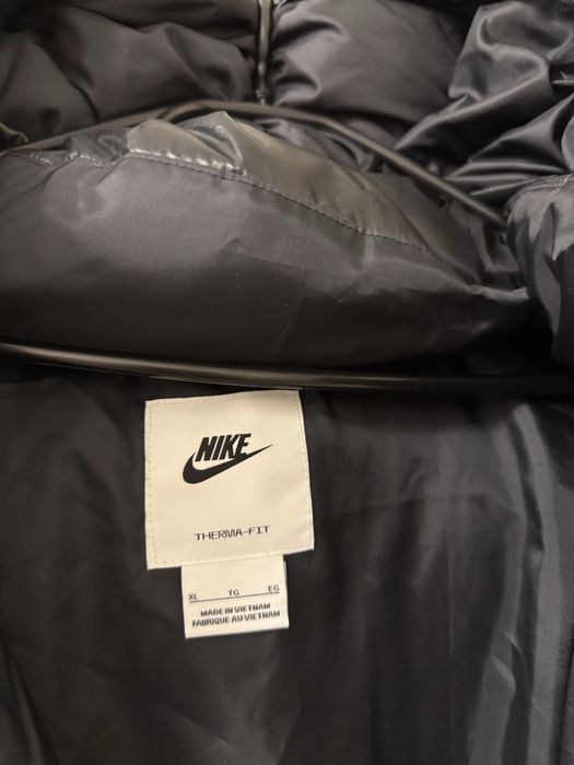 Пуховик nike великого розміру пальто