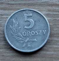 5 groszy 1958 r. Polska
