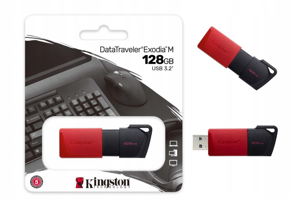 USB флеш накопичувач KINGSTON 128GB Datatraveler Exodia M USB 3.2